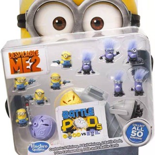 ตุ๊กตามินเนี่ยน Despicable Me Minions สีม่วง สําหรับตกแต่ง เก็บสะสม 10 ชิ้น