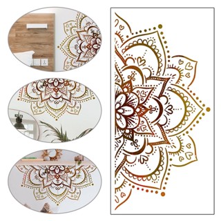 สติกเกอร์ติดผนัง ลาย Mandala Decar Yoga สไตล์โบโฮ สําหรับตกแต่งบ้าน 1 ชิ้น