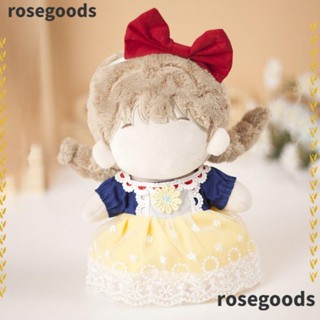 Rosegoods1 เสื้อผ้าตุ๊กตา แฮนด์เมด DIY สําหรับตุ๊กตา 20 ซม.