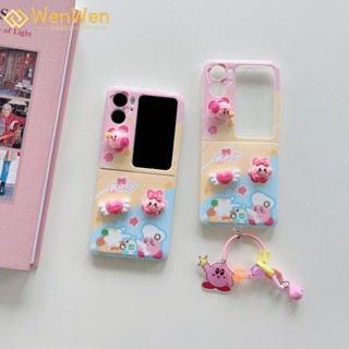 Wenwen เคสโทรศัพท์มือถือ แบบฝาพับ ลายดาว พร้อมจี้แวววาว แฟชั่น สําหรับ OPPO Find N2