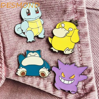 Desmond เข็มกลัดโลหะ ลายการ์ตูนโปเกม่อน Pikachu Genger Lapel Pins ของขวัญแฟนคลับ