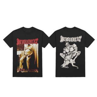 เสื้อยืดพิมพ์ลายพรีเมี่ยม เสื้อยืด ลาย Devourment - Molesting ผ้าฝ้ายแท้