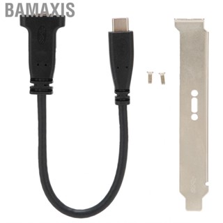 Bamaxis Type‑C M To F Cable Motherboard Expansion With USB 3.1 Front Pan