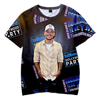 เสื้อยืด พิมพ์ลายนักร้อง Kane Brown สไตล์ฮาราจูกุ สตรีท ฮาราจูกุ อเมริกัน สําหรับผู้ชาย