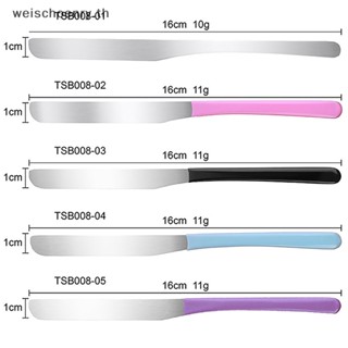 Ww ไม้พายสเตนเลส ผสมครีมรองพื้น เครื่องสําอาง แต่งหน้า สําหรับผู้หญิง TH