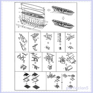 [Perfeclan5] ชุดโมเดลเรือไม้ DIY สําหรับห้องนั่งเล่น เก็บสะสม