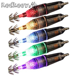 Redkeev™ โคมไฟ LED รูปปลาหมึก สําหรับตกปลาหมึก