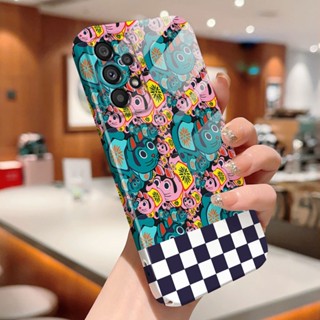 เคสโทรศัพท์มือถือแบบแข็ง กันกระแทก ลายการ์ตูนดอกไม้ สําหรับ Samsung A04s A50 A50s A30s A51 A52 A52s A53 A71 A73 A04e