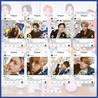 การ์ดโลโม่ PVC ใส ลาย StrayKids Social Path SUPER BOWL 5-STAR ODDINARY 8 ชิ้น ต่อชุด