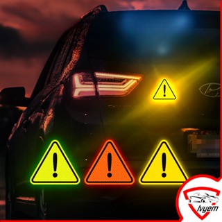 สติกเกอร์สะท้อนแสงสามเหลี่ยม 3ม รถยนต์รถจักรยานยนต์สติกเกอร์…