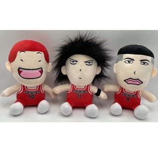 3 ชิ้น / ล็อต ตุ๊กตาสแลมดังก์ ตุ๊กตายัดนุ่น Kaede Rukawa Hanamichi Sakuragi Takenori โมเดลกระเป๋า จี้ตุ๊กตา ของเล่น ของขวัญเด็ก