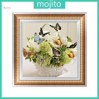 Mojito ภาพจิตรกรรมปักครอสติส ติดประดับเพชร 5D DIY สําหรับตกแต่งผนังบ้าน X4