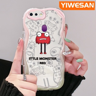 เคสโทรศัพท์มือถือแบบนิ่ม ใส กันกระแทก ลายการ์ตูนลิตเติ้ลมอนสเตอร์ สีสันสดใส สําหรับ OPPO F9 F9 Pro A7x Realme U1 2 Pro