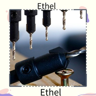 Ethel1 ดอกสว่านเคาน์เตอร์ซิงค์ ก้านหกเหลี่ยม 1/4 นิ้ว ปรับได้ สําหรับงานไม้