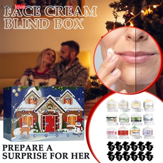 Christmas Products Blind Box ครีมคริสต์มาส Blind Box Skin Beauty Hydrating Moisturizing Skin Care Products Surprise 12pcs homelove