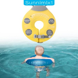 [Sunnimix1] ทุ่นลอยน้ํา หนัง PU สามารถปรับได้ เหมาะกับชายหาด สระว่ายน้ํา แฟชั่นฤดูร้อน สําหรับเด็กทารกแรกเกิด 0-12 เดือน