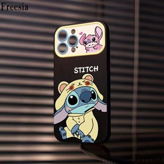 เคสโทรศัพท์มือถือคู่รัก แบบนิ่ม ลาย Stitch สําหรับ Apple Iphone 14promax 13pro 12 11 7p SX5G