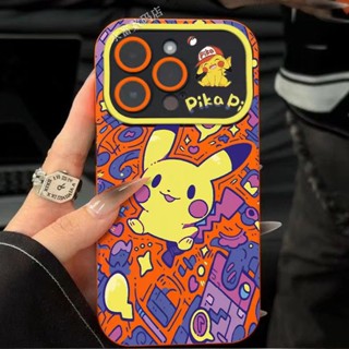 เคสโทรศัพท์มือถือนิ่ม ลายการ์ตูนปิกาจูน่ารัก สําหรับ Apple Iphone 14promax 13pro 12 11 7p LYQ6