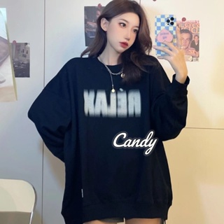 Candy Kids  เสื้อผ้าผู้ญิง แขนยาว เสื้อฮู้ด คลุมหญิง สไตล์เกาหลี แฟชั่น  พิเศษ High quality Unique Comfortable A98J26W 36Z230909