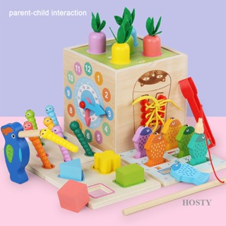 Hosty Montessori ของเล่นสําหรับเด็ก 1 ปี | 7-in-1 ของเล่นไม้ 2 ปี | ของเล่นไม้ปริศนา รูปแครอท สําหรับเก็บเกี่ยว | ของเล่นเพื่อการศึกษา ของขวัญ สําหรับเด็กผู้ชาย ผู้หญิง เด็กวัยหัดเดิน อายุ 1 2 3 ปี