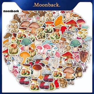 &lt;moonback&gt; สติกเกอร์ ลายน่ารัก ไร้รอยต่อ สําหรับติดตกแต่งสเก็ตบอร์ด แล็ปท็อป สมุดภาพ 50 ชิ้น