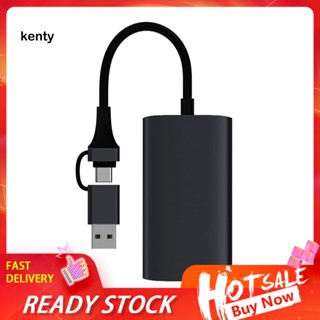 Kt* การ์ดจับภาพวิดีโอ 1080p 60hz Type-c Usb3.0 เป็น Hdmi แบบพกพา คุณภาพสูง สําหรับเล่นเกมสตรีมมิ่ง ประชุม