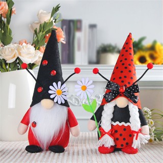 【ในการจัดส่ง】 Creative Halloween Ladybug Doll 2023 Christmas Decoration Doll Home Fur Doll Decoration Halloween Decoration