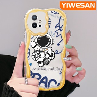 เคสโทรศัพท์มือถือแบบนิ่ม ใส กันกระแทก ลายนักบินอวกาศ สําหรับ vivo y55 y75 5G y55s 2023 y33s 2023 y33e y52t y30 t1 5G iqoo z6