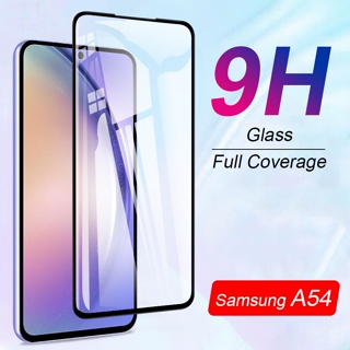 ฟิล์มกระจกนิรภัยกันรอยหน้าจอ แบบใส สีดํา สําหรับ Samsung A14 A13 A23 A33 A34 A53 A54 A73 A52 A22 A52S 5G A04 A04S A04e