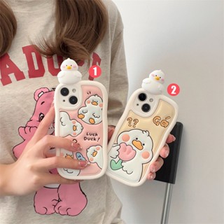 เคสโทรศัพท์มือถือ ลายการ์ตูนตุ๊กตา ขอบหยัก สําหรับ iP Phone 14 13 12 11 ProMax 14Plus 5G XsMax XRGa】เคสโทรศัพท์มือถือ แบบเต็มวงกลม สร้างสรรค์ สําหรับ iP