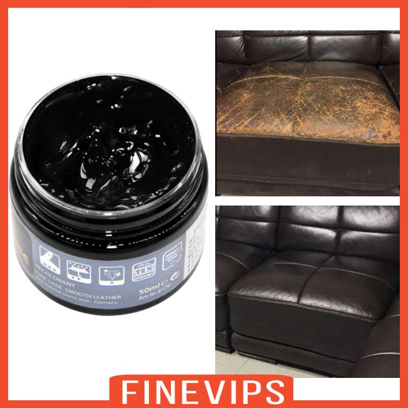 [Finevips] น้ํายาฟื้นฟูสีหนัง Dye Renew Paste สําหรับกระเป๋าโซฟาโซฟา