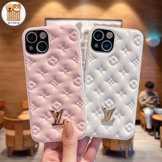 เคสโทรศัพท์มือถือหนัง ป้องกัน ลายตัวอักษร ขนาดใหญ่ ระดับไฮเอนด์ สําหรับ Iphone 14 13 12 Pro Max Plus