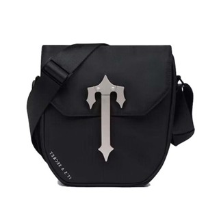  Trapstar Mens Nylon Shoulder Bag Fashionable and Versatile