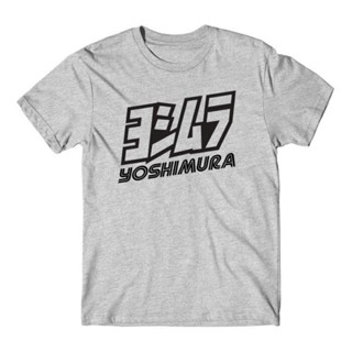 QGเสื้อยืดคอกลม เสื้อยืดผ้าฝ้าย tshirt YOSHIMURA T SHIRT โยชิมูระ เสื้อยืด ท่อซิ่ง GSXR ZX10R R1 COTTON 100% S-5XL