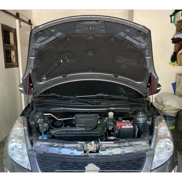2PCS สําหรับ Suzuki SWIFT กีฬา ZC72S ZD72S ZC82S ZC32S AZG 2010-2017 ฝากระโปรงหน้าดัดแปลง Refit แก๊ส