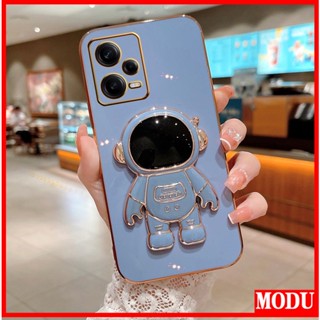 Modu เคสโทรศัพท์มือถือ มีทรายไหล ลายหมีอวกาศ สําหรับ Motorola Moto G73 G60S G30 G42 G20 G10 G50 G60 G40F G52 G82 G71S G22 G9 Play Power G53 EDGE 20