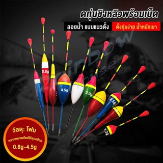 Rainbow ทุ่นลอยน้ํา แบบพกพา อุปกรณ์ตกปลา 0.8g 1.2g 2g 3g 4.5g Fishing Hooks