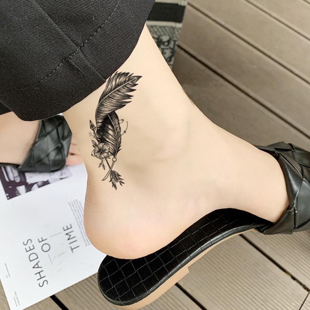 A HELLO GIRL ใหม่ สติกเกอร์รอยสัก ลายสัตว์และพืช ขนาดเล็ก 105*60 มม. กันน้ํา และไม่สะท้อนแสง เครื่องประดับ สําหรับเด็กผู้หญิง