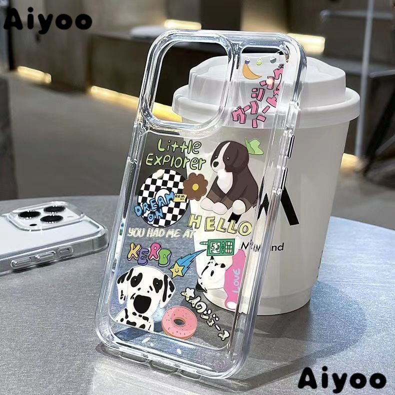 ✅เคสโทรศัพท์มือถือ ซิลิโคนนิ่ม กันกระแทก ลายสุนัข สําหรับ Apple 14CER 12 XsMax 13max 11pro 4CER