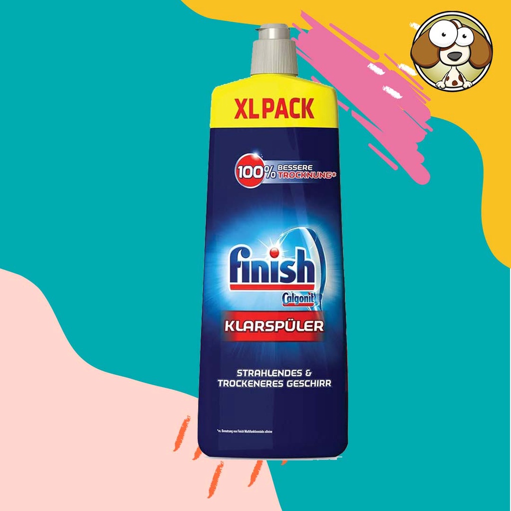 น้ำยาแวววาว Finish rinse aid XL PACK 800ml ฟินิช รินซ์ เอด ผลิตภัณฑ์ล้างจานเพิ่มความแวววาว (สินค้าพร