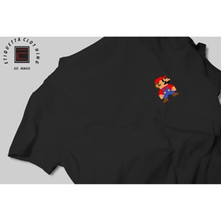 พร้อมส่ง Retro Games Shirt - Super Mario การเปิดตัวผลิตภัณฑ์ใหม่ T-shirt