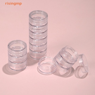 [risingmp] กล่องพลาสติกใส ขนาดเล็ก หลายชั้น สําหรับเก็บเครื่องประดับ