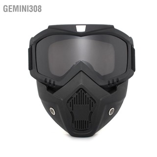 Gemini308 หมวกกันน็อคมอเตอร์ไซค์ Goggle พร้อม Face Shield แว่นตาป้องกันดวงตา Windproof สำหรับขี่กลางแจ้ง