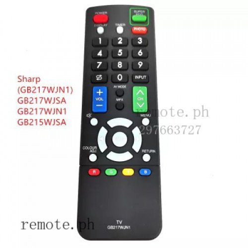 Sharp (ของแท้) รีโมทคอนโทรล LED LCD TV เปลี่ยน (gb217wjn1)