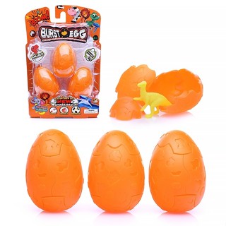 Dinosaur eggs set 3 pcs ของเล่น ไขไดโนเสาร์ ไข่เซอร์ไพร์ส