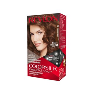 Revlon เรฟลอน คัลเลอร์ซิลค์ แฮร์คัลเลอร์No.46 น้ำตาลทอง