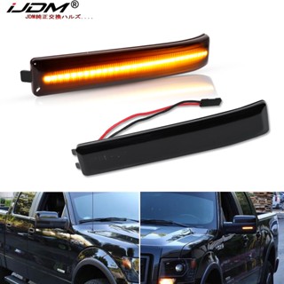 Ijdm หลอดไฟ LED สีเหลืองอําพัน แบบเปลี่ยน สําหรับ 2009-14 Ford F150 &amp; 2010-14 SVT Raptor OEM