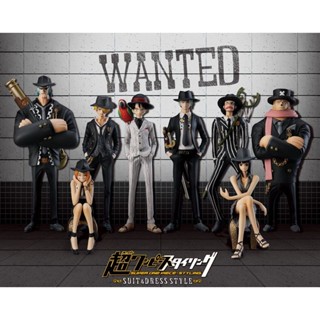 Straw Hat Pirates Suit Dress Style Set ของแท้ JP แมวทอง - Super Styling Bandai [โมเดลวันพีช] (8 ตัว)