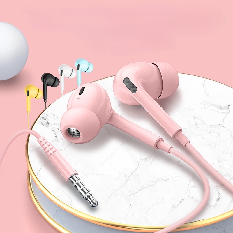 ชุดหูฟัง U19 plus 3.5 มม. พร้อมไมโครโฟน สีมาการอง