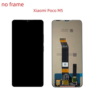 แผงหน้าจอสัมผัสดิจิทัล LCD สําหรับ Xiaomi Poco M5 PocoM5 22071219จอแสดงผล LCD CG